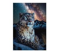 Jigsaw Puzzle 38x26cm/1000pcs for Teenagerss Snow Leopard Majesty Puzzle for Adults Hands-on Game Precision Cutting Deal As Gifts for The Whole Family 38x26cm/1000pcs