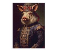 Jigsaw Puzzle 38x26cm/1000pcs for Teenagerss Wild Hog Jigsaws for Adults Toy Wall Decor Precision Cutting Deal As Gifts for The Whole Family 38x26cm/1000pcs