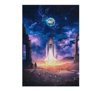 Jigsaw Puzzle 38x26cm/1000pcs Space Exploration Dreamscape -1 Jigsaw Anti-Stress Toys But Fun And Humorous Deal As Gifts for The Whole Family 38x26cm/1000pcs