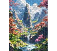 Jigsaw Puzzle 4000 Piece, Dream Forest Puzzles for Adults 4000, Wooden Puzzles, Jigsaw Puzzle Games Classic Educational, The Impossible Challenge, Games Family, Creativity Gift DX0YL1-701