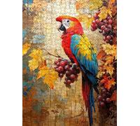 Jigsaw Puzzle 4000 Piece, Parrot Grape Puzzles for Adults 4000, Wooden Puzzles, Jigsaw Puzzle Games Classic Educational, The Impossible Challenge, Games Family, Creativity Gift DX0YL1-1032
