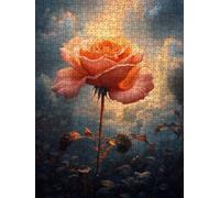 Jigsaw Puzzle 4000 Piece, Spike Rose Puzzles for Adults 4000, Wooden Puzzles, Jigsaw Puzzle Games Classic Educational, The Impossible Challenge, Games and Family Activities, Creativity Gift DX0YL1-487