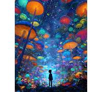 Jigsaw Puzzle 4000 Pieces Magical Night, Premium Jigsaws 4000 pieces for Adults & Teens, Precision Fit Thick Board, for for Men & Women, Finished Size 141x87cm Boy