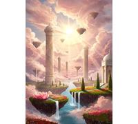 Jigsaw Puzzle 4000 Pieces Paradise, Premium Jigsaws 4000 pieces for Adults & Teens, Precision Fit Thick Board, for for Men & Women, Finished Size 141x87cm Island Flower
