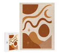 Jigsaw Puzzle 500 PCS Abstract Celestial Landscape - Surreal Night Sky And Dreamy Nature Wall Art Jigsaws for Adults Toy Wall Decor Pattern Assembly Deal As Gifts for The Whole Family 500 PCS