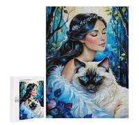 Jigsaw Puzzle 500 PCS Alcohol Ink. Opal Night. A Vibrant Alcohol Ink Painting Depicting Opal Night, A Coloss Jigsaw Puzzles for Teenagerss Hand Speed Race Fun Activities at Home Challenging Game And