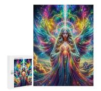 Jigsaw Puzzle 500 PCS Angelic Love Prayer Jigsaws for Adults Toy Wall Decor Difficult Hard Unique Gifts for Birthday And Christmas 500 PCS