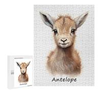 Jigsaw Puzzle 500 PCS Antelope Baby Jigsaws for Adults Toy Wall Decor Pattern Assembly Deal As Gifts for The Whole Family 500 PCS