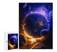 Jigsaw Puzzle 500 PCS Asteroid Belt Near Earth Jigsaws for Adults Toy Wall Decor Difficult Hard Unique Gifts for Birthday And Christmas 500 PCS