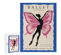 Jigsaw Puzzle 500 PCS Ballet Les Danseurs Poster Jigsaw Puzzles for Teenagerss Hand Speed Race Fun Activities at Home Challenging Game And Family Play 500 PCS