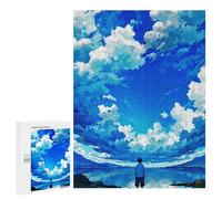 Jigsaw Puzzle 500 PCS Beautiful Sky Boy Adult Puzzles Toy Wall Decor Birthday Present Deal As Gifts for The Whole Family 500 PCS