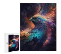 Jigsaw Puzzle 500 PCS Cosmic Eagle Art Print-6 Jigsaws for Adults Puzzle Birthday Present Difficult And Challenge Challenging Game Gifts 500 PCS