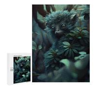 Jigsaw Puzzle 500 PCS Enchanted Forest Lemur Jigsaws for Adults Toy Wall Decor Difficult Hard Unique Gifts for Birthday And Christmas 500 PCS