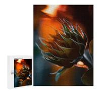 Jigsaw Puzzle 500 PCS Fire Sunflower Adult Puzzles Toy Wall Decor Birthday Present Deal As Gifts for The Whole Family 500 PCS