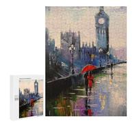 Jigsaw Puzzle 500 PCS for Adults A Walk Around London Puzzle for Adults Toy Wall Decor Perfect Decoration Stress Reduction Gifts 500 PCS