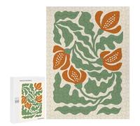 Jigsaw Puzzle 500 PCS for Adults Abstract Boho Floral Adult Jigsaw Puzzle Relaxing Games Precision Cutting Deal As Gifts for The Whole Family 500 PCS