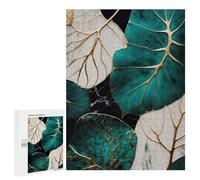 Jigsaw Puzzle 500 PCS for Adults Abstract Botanic Kintsugi Adult Jigsaw Puzzle Relaxing Games Precision Cutting Deal As Gifts for The Whole Family 500 PCS