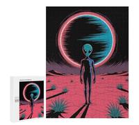 Jigsaw Puzzle 500 PCS for Adults Alien on A Desolate Planet Adult Jigsaw Puzzle Relaxing Games Precision Cutting Deal As Gifts for The Whole Family 500 PCS