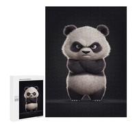 Jigsaw Puzzle 500 PCS for Adults Angry Panda Puzzle for Adults Toy Wall Decor Perfect Decoration Stress Reduction Gifts 500 PCS