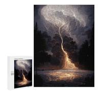 Jigsaw Puzzle 500 PCS for Adults Apocalyptic Storm Jigsaw Puzzle Anti-Stress Toys For Family Fun Stress Reduction Gifts 500 PCS