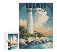 Jigsaw Puzzle 500 PCS for Adults Biscayne National Park Adult Jigsaw Puzzle Relaxing Games Precision Cutting Deal As Gifts for The Whole Family 500 PCS