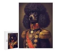 Jigsaw Puzzle 500 PCS for Adults Black Poodle Puzzle for Adults Toy Wall Decor Perfect Decoration Stress Reduction Gifts 500 PCS