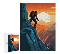 Jigsaw Puzzle 500 PCS for Adults Climbing Mountain Climber Puzzle for Adults Toy Wall Decor Perfect Decoration Stress Reduction Gifts 500 PCS