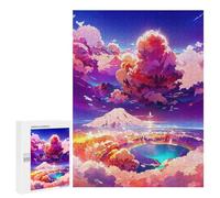 Jigsaw Puzzle 500 PCS for Adults Cloudy Fantasy Landscape -1 Jigsaw Puzzle Family Game Difficult Hard Deal As Gifts for The Whole Family 500 PCS