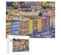 Jigsaw Puzzle 500 PCS for Adults Colorful Cityscape Urban Vibrancy Jigsaw Puzzle Family Game Difficult Hard Deal As Gifts for The Whole Family 500 PCS