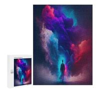 Jigsaw Puzzle 500 PCS for Adults Colorful Clouds A Mystical Journey -1 Adult Jigsaw Brain Teaser Game Birthday Present Help The Brain Exercise 500 PCS