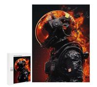 Jigsaw Puzzle 500 PCS for Adults Dissolving Astronaut Jigsaw for Adults Hands-on Game Wall Decoration Help The Brain Exercise 500 PCS