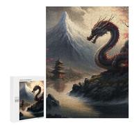 Jigsaw Puzzle 500 PCS for Adults Dragon by The Mountain Lake Jigsaw for Adults Toy Wall Decor Home Decoration for Birthday, Chrismas 500 PCS