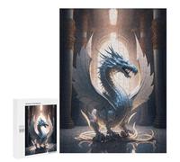 Jigsaw Puzzle 500 PCS for Adults Dragon in Ancient Temple Jigsaw for Adults Toy Wall Decor Home Decoration for Birthday, Chrismas 500 PCS