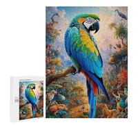 Jigsaw Puzzle 500 PCS for Adults Enchanted Parrot Puzzle for Adults Toy Wall Decor Perfect Decoration Stress Reduction Gifts 500 PCS