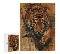 Jigsaw Puzzle 500 PCS for Adults Ethereal Tiger Jigsaws for Adults DIY Toys But Fun And Humorous for Birthday, Chrismas 500 PCS