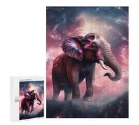 Jigsaw Puzzle 500 PCS for Adults Galactic Elephant Majesty -4 Jigsaw for Adults Toy Wall Decor Home Decoration for Birthday, Chrismas 500 PCS