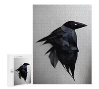 Jigsaw Puzzle 500 PCS for Adults Geometric Raven III Adult Jigsaw Puzzle Relaxing Games Precision Cutting Deal As Gifts for The Whole Family 500 PCS