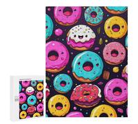 Jigsaw Puzzle 500 PCS for Adults Go Nuts for Donuts Jigsaws for Adults DIY Toys But Fun And Humorous for Birthday, Chrismas 500 PCS