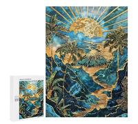 Jigsaw Puzzle 500 PCS for Adults Golden Volcano Awakening Puzzle for Adults Toy Wall Decor Perfect Decoration Stress Reduction Gifts 500 PCS