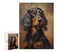Jigsaw Puzzle 500 PCS for Adults Gordon Setter Jigsaws for Adults DIY Toys But Fun And Humorous for Birthday, Chrismas 500 PCS