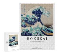 Jigsaw Puzzle 500 PCS for Adults Hokusais Great Wave Adult Jigsaw Puzzle Relaxing Games Precision Cutting Deal As Gifts for The Whole Family 500 PCS