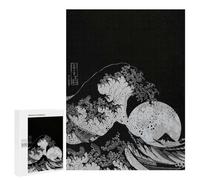 Jigsaw Puzzle 500 PCS for Adults Katsushika Hokusai Wave Jigsaw for Adults Toy Wall Decor Home Decoration for Birthday, Chrismas 500 PCS