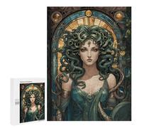 Jigsaw Puzzle 500 PCS for Adults Medusa Jigsaw for Adults Hands-on Game Wall Decoration Help The Brain Exercise 500 PCS
