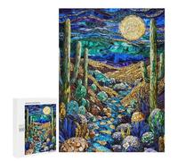 Jigsaw Puzzle 500 PCS for Adults Midnight Dunes Mosaic Adult Jigsaw Puzzle Relaxing Games Precision Cutting Deal As Gifts for The Whole Family 500 PCS