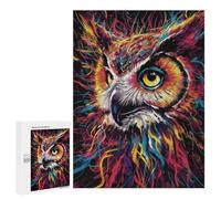 Jigsaw Puzzle 500 PCS for Adults Owl Kitten Jigsaw for Adults Hands-on Game Wall Decoration Help The Brain Exercise 500 PCS