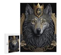 Jigsaw Puzzle 500 PCS for Adults Regal Wolf Majesty -1 Jigsaw for Adults Toy Wall Decor Home Decoration for Birthday, Chrismas 500 PCS