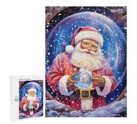 Jigsaw Puzzle 500 PCS for Adults Santas Predictions Decor Adult Jigsaw Brain Teaser Game Birthday Present Help The Brain Exercise 500 PCS