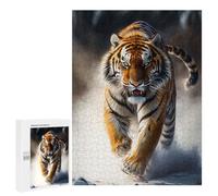Jigsaw Puzzle 500 PCS for Adults Snowy Tiger Stroll -1 Jigsaw for Adults Toy Wall Decor Home Decoration for Birthday, Chrismas 500 PCS