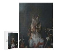 Jigsaw Puzzle 500 PCS for Adults Squirrel Hiding in The Woods Adult Jigsaw Brain Teaser Game Birthday Present Help The Brain Exercise 500 PCS