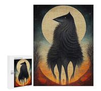 Jigsaw Puzzle 500 PCS for Adults Stylised Wolf Puzzle for Adults Toy Wall Decor Perfect Decoration Stress Reduction Gifts 500 PCS